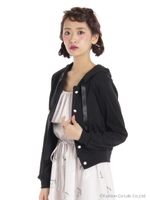 フリルパーカ/アイボリー