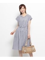 innowave ストライプワンピース/ブルー(992)
