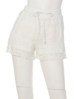 【ANAP】クロシェショートパンツ/WH