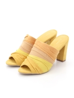 グラデーションミュールサンダル/YELLOW