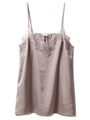 サテンレースキャミソール/DGRY