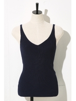 【AZUL by moussy】コットンニットキャミ/NVY