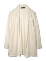 ◆大きいサイズ◆ガーゼ羽織り/ブラック(010)