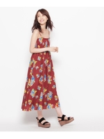 フラワープリントキャミワンピース/ネイビー(093)