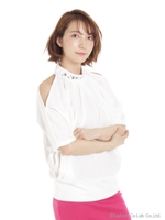 肩スリットビジューTOPS/ホワイト