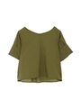ワイドスリーブTeeブラウス/カーキ(180)