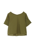 ワイドスリーブTeeブラウス/カーキ(180)