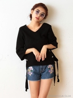 スピンドルトップス/ブラック