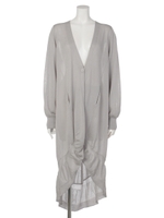 Summerフリルロングカーディガン/ホワイト