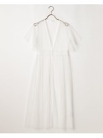 レースロングカーデ/ホワイト