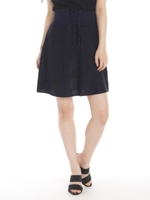 コルセットベルトフレアミニスカート/オフホワイト