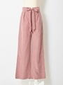 フロントリボンパンツ/PINK