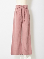フロントリボンパンツ/PINK