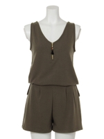 バッククロスミニマムコンビネゾン/ブラック