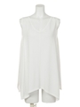 3WAY Knit ヘムTOP/WHT