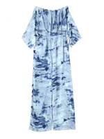 《LANI》タイダイ楊柳ベアコンビネゾン/ブルー(110)