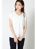 [ウォッシャブル]Ｗストレッチ/ホワイト(030)