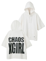 S/S SWEAT HOODIE/ホワイト