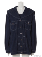 SALOR DENIM JACKET/BLACK