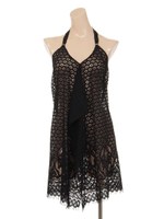 【nuckle market second story】レースパレオ/ブラック