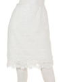レースタイトスカート/オフホワイト