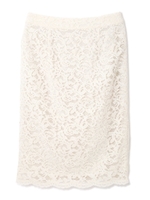 レースタイトスカート/ブルー(110)