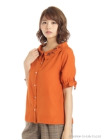 衿ししゅうぬけ衿BL/レッドー2