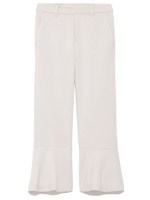 裾切り替えフレアパンツ/IVR