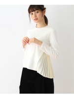 fraga レース&プリーツカットソー/ピンク(072)