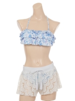 【REYES REYES】ビキニ3点セット/ブルー