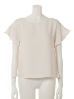 フレアスリーブブラウス/オフホワイト