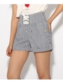 再入荷★レースアップショーパン/オフホワイト(003)