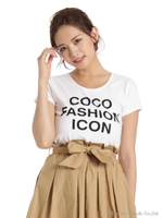 ロゴTシャツ/ホワイト