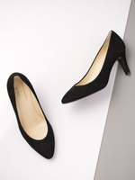 Oggi2月号掲載/スウェードコンフォートパンプス【FABIO RUSUCONI】/ブラック