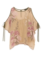 フラワーオパールブラウス/CAFEOLE