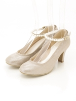 パールオケージョンパンプス/クロ