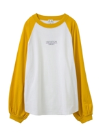 PUFF SLEEVE B/B TEE/チャコール