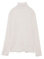 ウール100%上質タートルニット/WHT