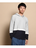 パネルボーダープルパーカー/グレー(512)