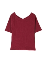 イピッチテレコボートネック前後2wayプルオーバー/マスタード(060)