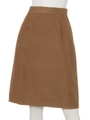 スウェードタイトスカート/キャメル