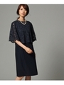 レースボレロ付きワンピース/ブラック(419)