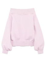 オフショルスウェットプルオーバー/GRY