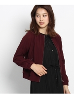 【STORY10月号掲載】ダブルサテンブルゾン/ボルドー(064)