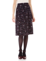 クラシカルフラワープリントスカート/ピンク(090)