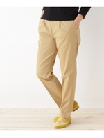 【Lサイズあり ストレッチテーパードパンツ】/ベージュ(052)