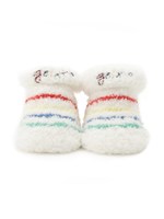 ペイントボーダー baby ソックス/OWHT