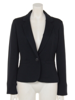 ストレッチシャンブレーテーラードジャケット/グレー