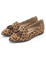 【CAMILLE BIS RANDA】【ストレスフリー】タッセルオペラシューズ/LEOPARD