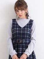 【WEB限定価格】袖口シャーリングプルオーバー/D/グリーン